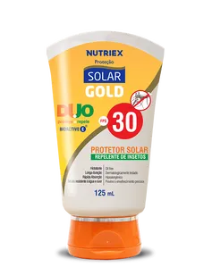 Protetor solar Duo Solar Gold FPS30 + repelente 125ml