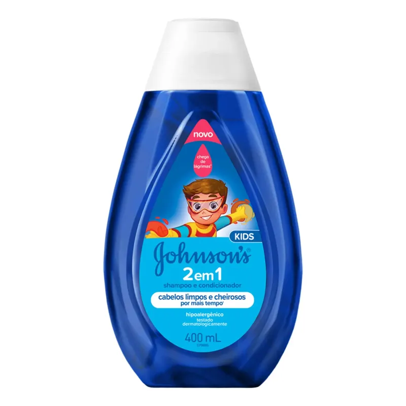 Shampoo E Condicionador Johnson's 2 Em 1 400ml