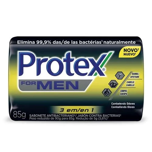 Protex For MEN 3 em 1 Sabonete Antibacteriano 85g