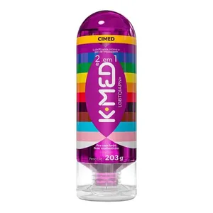 Lubrificante Íntimo K-Med 2 Em 1 Lgbtq+ 203g Gel