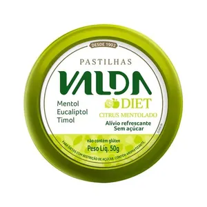Pastilha Valda Diet Citrus Lata 50 g