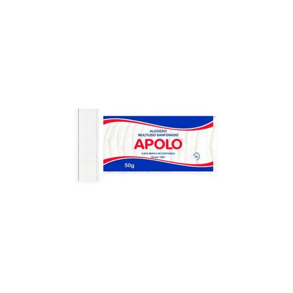 Algodão Hidrófilo Apolo Sanfonado 50g
