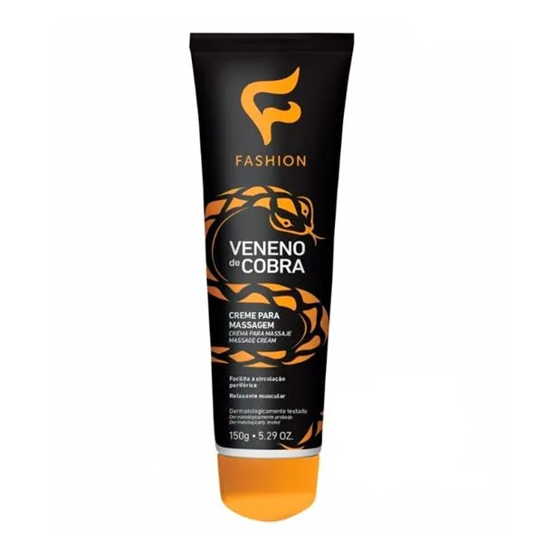Creme para Massagem Fashion Veneno de Cobra 150g