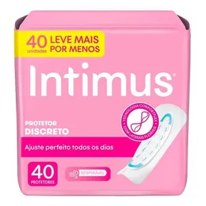 Absorvente Protetor Diário Intimus® Discreto Ultrafino 40 Unidades
