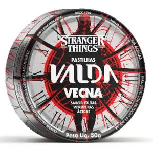 Bala Valda Stranger Things Frutas Vermelhas 50g