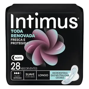 Absorvente Intimus Toda Renovada Noite Suave 28 unidades