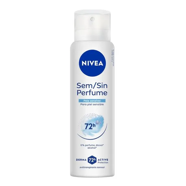 Desodorante Antitranspirante Nivea Sem Perfume 72h Aerossol 150ml