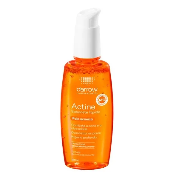 Sabonete Líquido Actine Pele Acneica 140ml