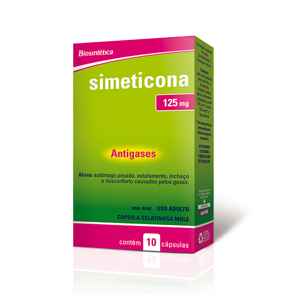 Simeticona 125mg 1Capsulas Gel Biosintética