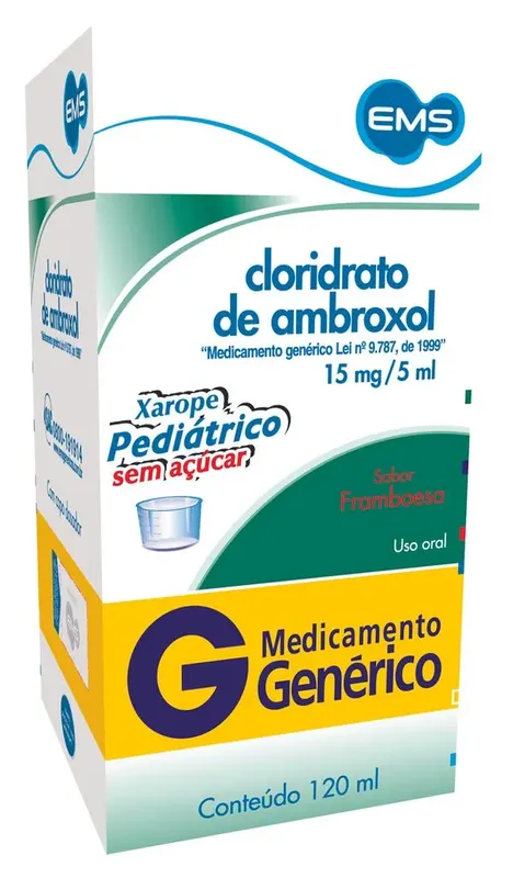 Cloridrato De Ambroxol Pediátrico 120ml Genérico Ems