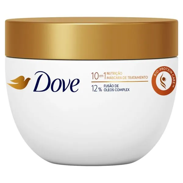 Máscara de Tratamento Dove Nutrição 10 em 1 Pote 270g