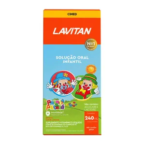 Vitamina Infantil Lavitan Patati Patatá Laranja 240ml Solução Oral