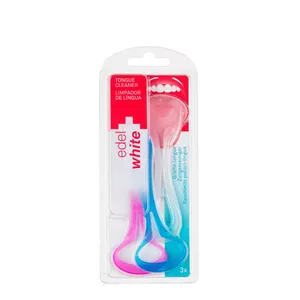 Kit Limpador de Língua Edel White 3 Unidades