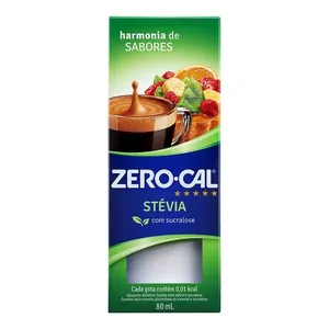 Adoçante Líquido Zero-Cal Stévia 80ml