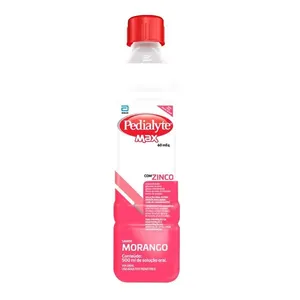 Bebida Repositora Hidroeletrolítico Pedialyte Max Morango 500ml