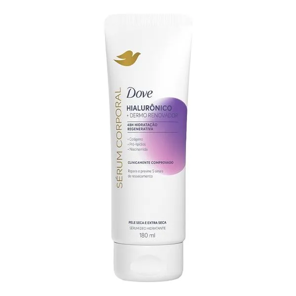 Sérum Hidratante Corporal Dove Hialurônico + Dermo Renovador 180ml