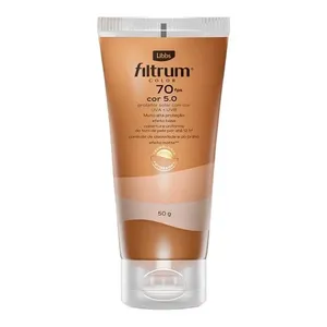 Protetor Solar Facial Libbs Filtrum FPS 70 Color Cor 5.0 50g