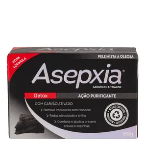 Sabonete Barra Asepxia Detox Ação Purificante 80g
