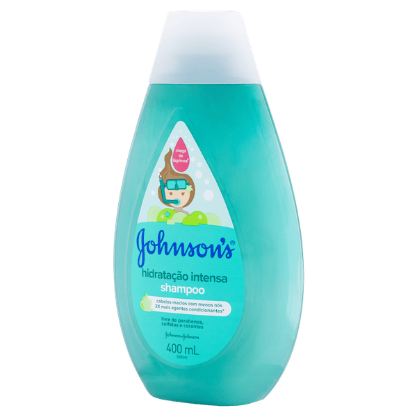 Shampoo Infantil Hidratação Intensa 400 ml Chega de Lágrimas Johnson's Hidratação Suave Shampoo Johnsons Hidratação Intensa 400 ml