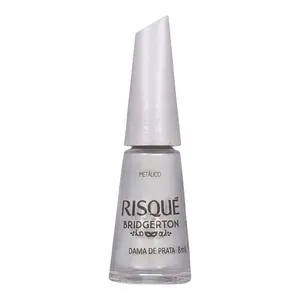Esmalte Metálico Risqué Bridgerton Dama de Prata 8ml