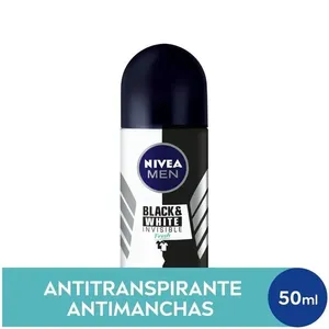 Desodorante Antitranspirante Nivea Men Black & White Invisible Fresh 48h Roll-On 50ml