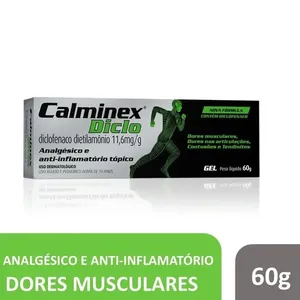 Analgésico Calminex Diclo Gel 11,6mg/g 60g