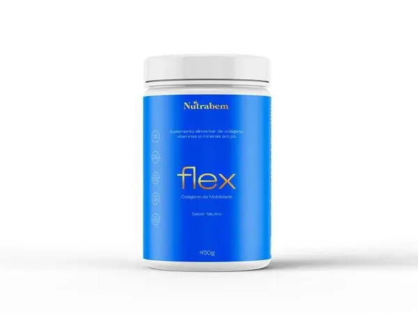 Colágeno da mobilidade Nutrabem Flex sem sabor 450g