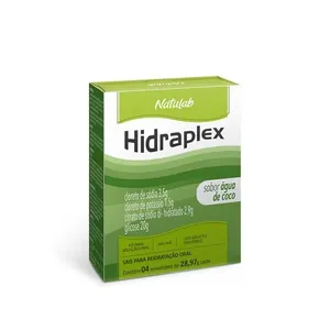 Hidraplex 27,9g Sabor Coco Pó para Solução Oral 4 Envelopes