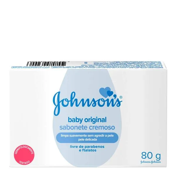Sabonete em Barra Johnson's Baby Original 80g