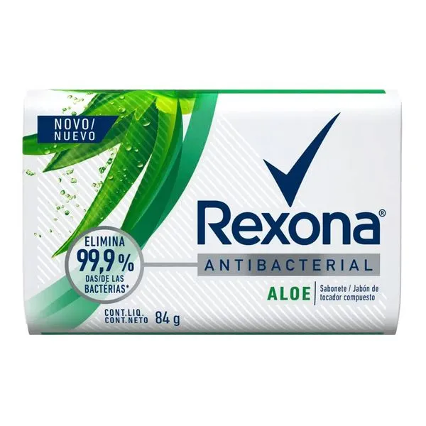Sabonete em Barra Rexona Antibacterial Aloe 84g