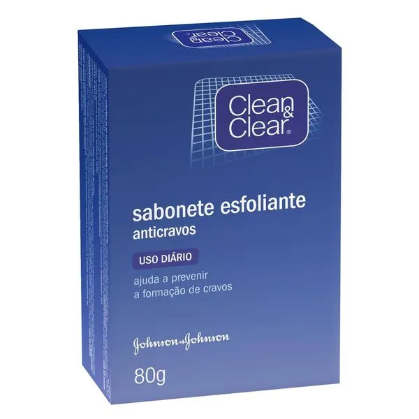 Clean & Clear Sabonete Esfoliante Anticravos 80g