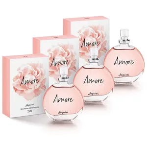 Kit Trio De Minisséries Amore Desodorantes Colônias Femininas Jequiti 3 x 25 ml