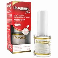 Base e Esmalte Fortalecedor de Unhas Lakesia Duo Branco Quinoa 9ml Genomma Esmalte Lakesia Duo Branco Quinoa 9Ml