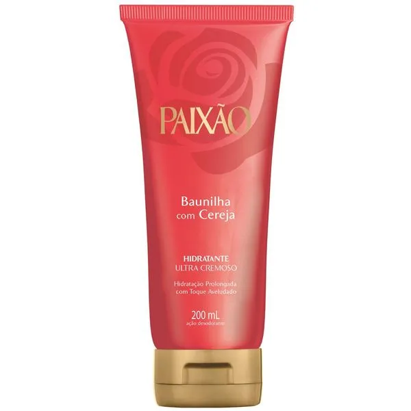 Loção Hidratante Paixão Ultra Cremoso Baunilha Cereja 200ml