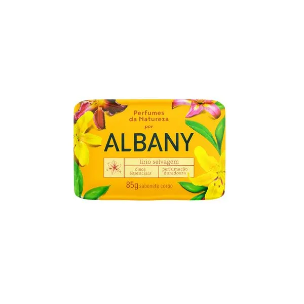 Sabonete Albany Perfumes da Natureza Lírio Selvagem 85g