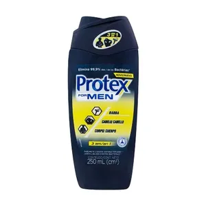 Sabonete Líquido Protex for Men 3 em 1 250ml