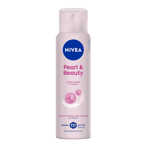 Desodorante Antitraspirante Aerossol Nivea Pearl & Beauty Feminino 150ml
