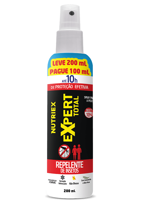 Spray Repelente de Insetos Expert Total Family 10 horas com 200 ML