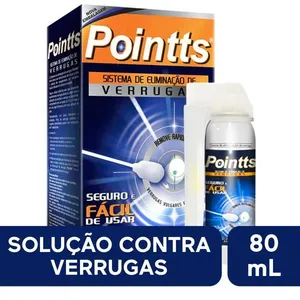 Pointts Antiverrugas Aerossol 80ml + 12 Aplicadores