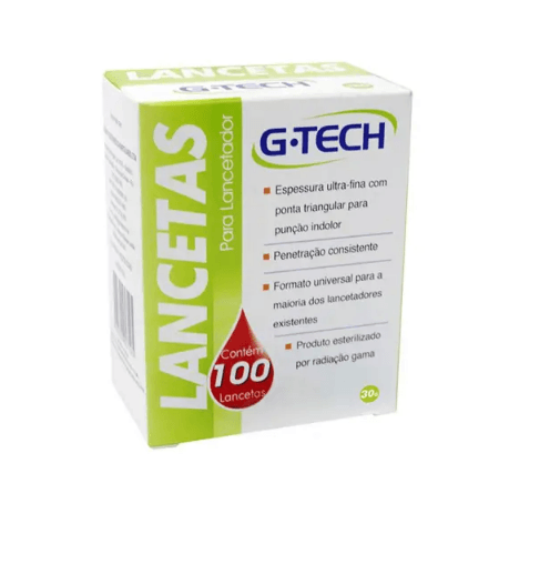 Lancetas G-Tech 100 Unidades