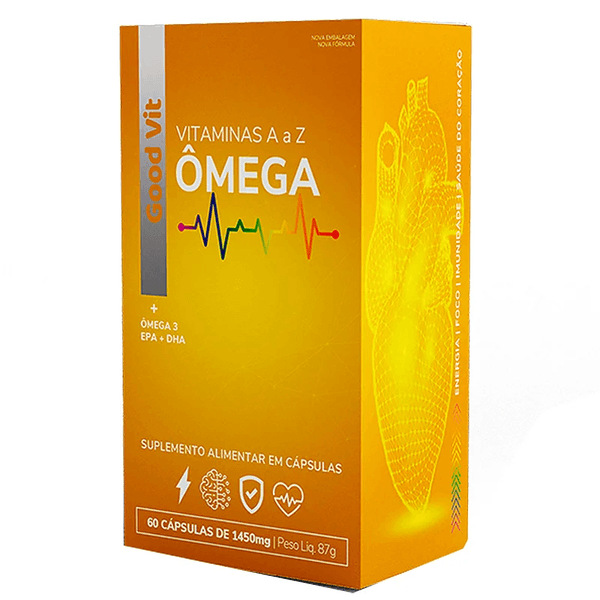 Vitaminas A a Z Ômega Good Vit Suplemento Alimentar 60 Cápsulas