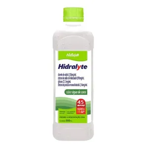 Reidratante Hidralyte 2,05mg/ml + 0,98mg/ml + 22,5mg/ml + 2,16mg/ml 500ml Água de Coco