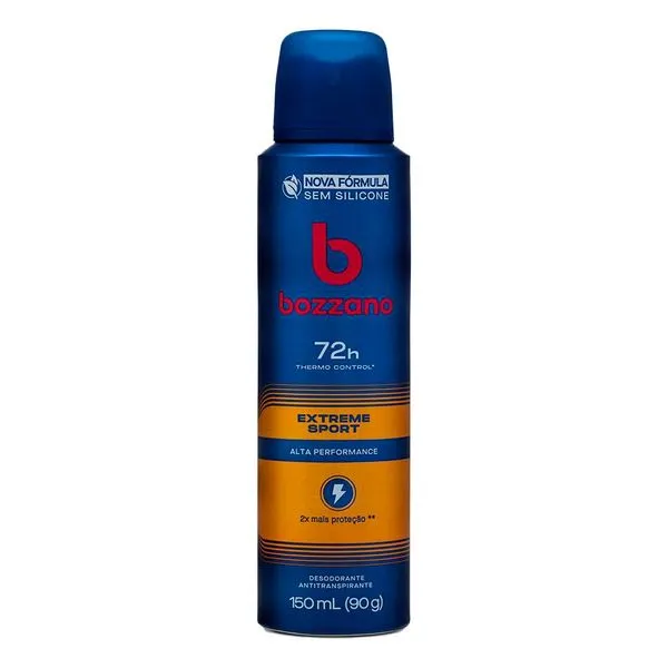 Desodorante Aerossol Antitranspirante Masculino Bozzano Extreme Sport 150ml