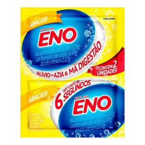 Antiácido Sal de Fruta Eno Abacaxi 2 Envelopes de 5g