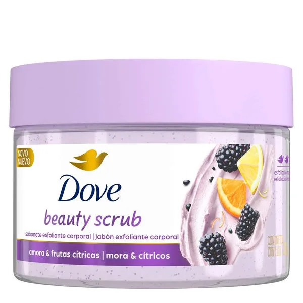 Sabonete Esfoliante Dove Beauty Scrub Amora & Frutas Cítricas 280g