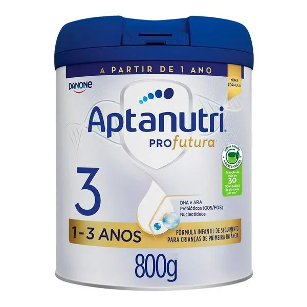 Fórmula Infantil Aptanutri Profutura 3 800g Suplemento Alimentar Nutridrink Protein Baunilha 350g