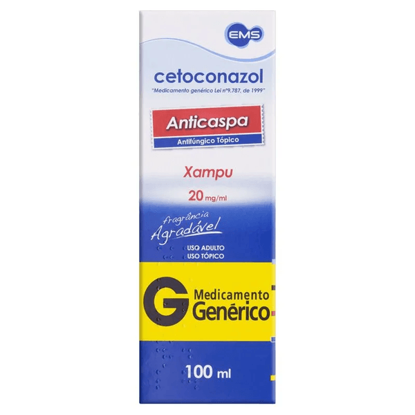 Cetoconazol 20mg/ml Shampoo 100ml Genérico EMS
