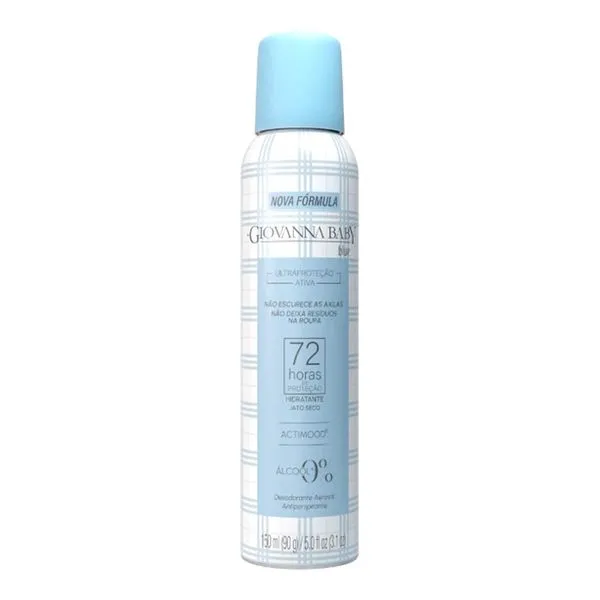 Desodorante Giovanna Baby Blue 72h 150ml Aerossol