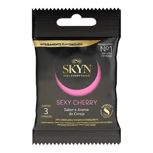 Preservativo Skyn Sexy Cherry 3 Unidades