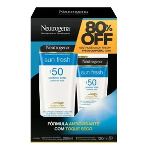 Kit Neutrogena Sun Fresh Fps 50 200ml+120ml 80% de Desconto na 2ª Unidade